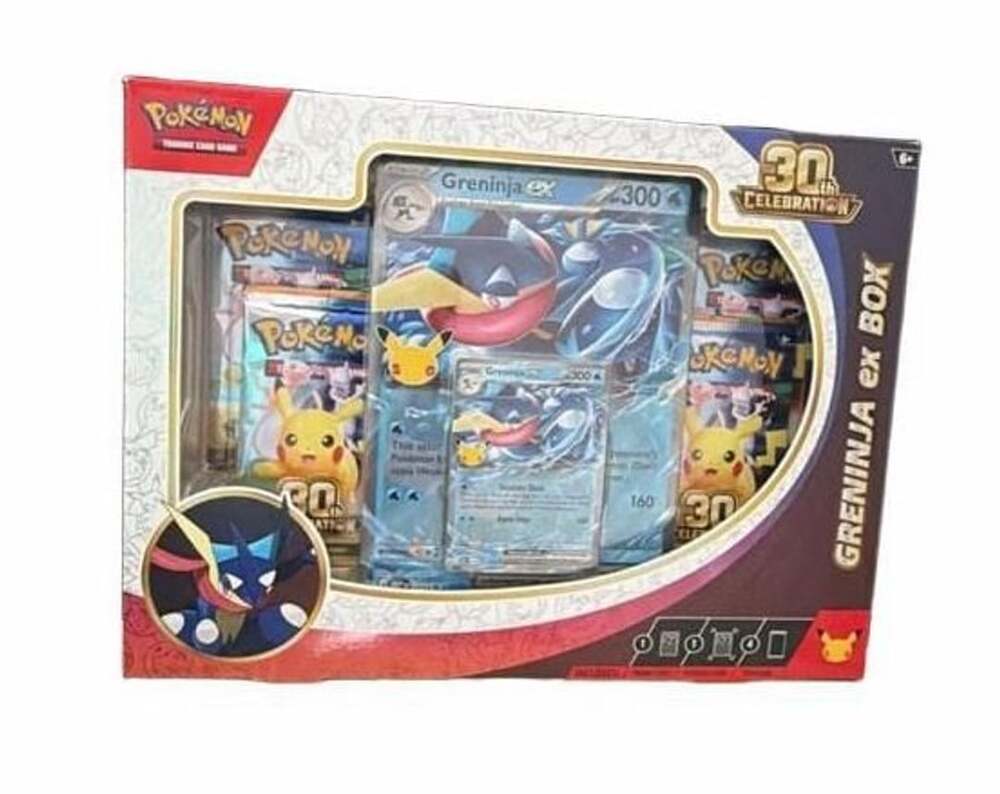 Pokemon Greninja ex Box 30th Celebration TCG Sealed